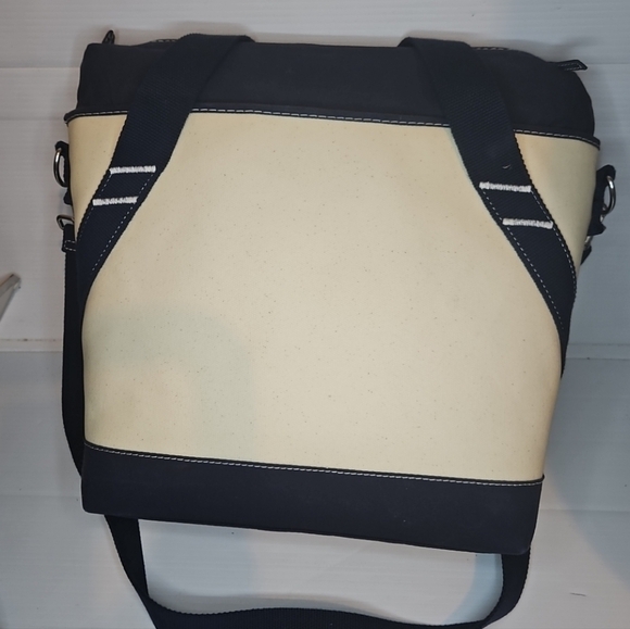 Rare Vintage LL Bean Insulated Canvas Cooler Beach Camp Lunch Tote Bag - Picture 4 of 10